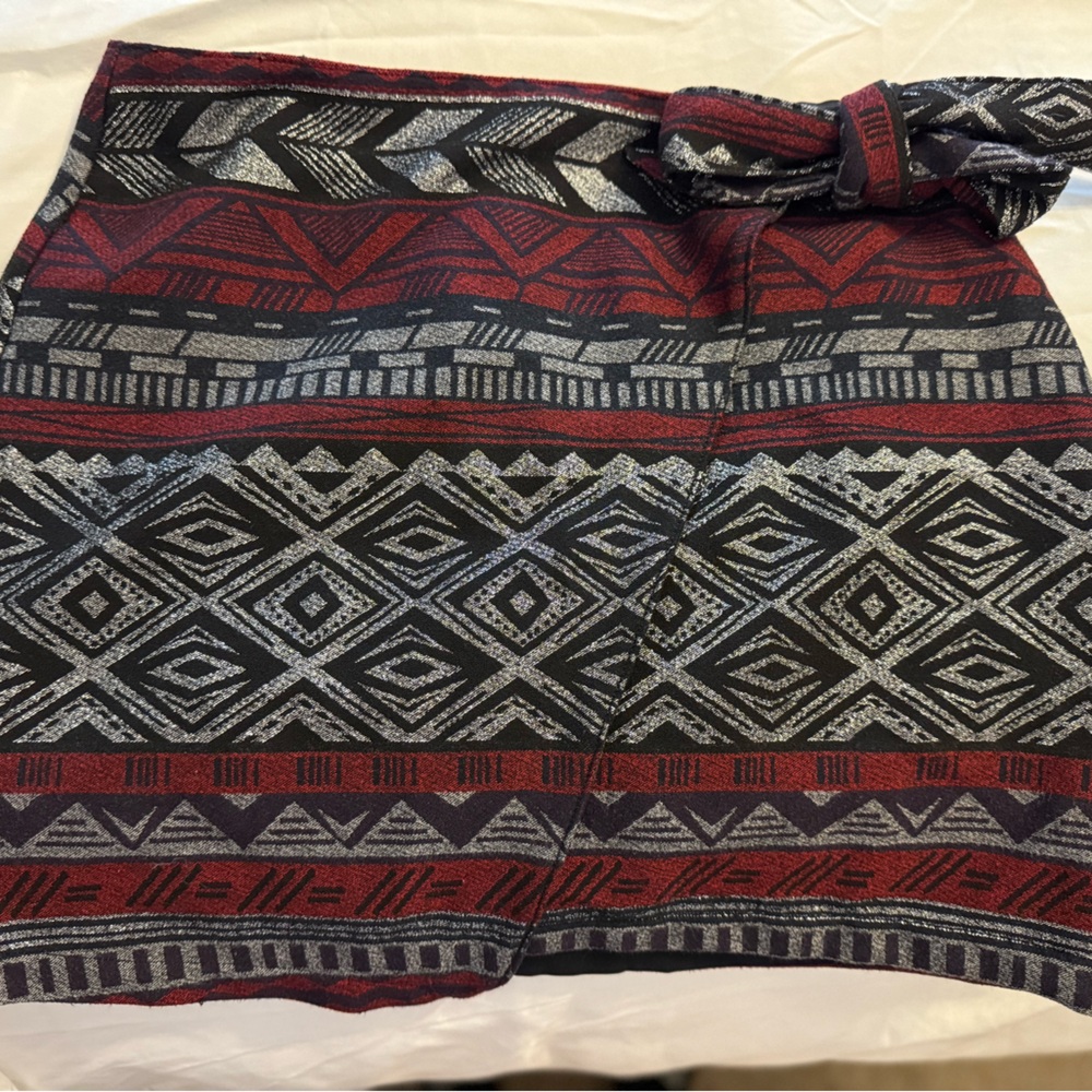 Express Black and Red Skirt
